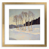 Elegant Winter Landscape Wall Art - Modern Canvas & Framed Print