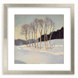 Elegant Winter Landscape Wall Art - Modern Canvas & Framed Print