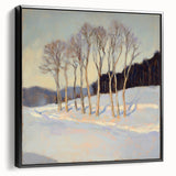 Elegant Winter Landscape Wall Art - Modern Canvas & Framed Print