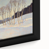 Elegant Winter Landscape Wall Art - Modern Canvas & Framed Print