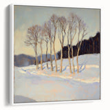 Elegant Winter Landscape Wall Art - Modern Canvas & Framed Print
