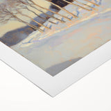 Elegant Winter Landscape Wall Art - Modern Canvas & Framed Print