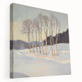Elegant Winter Landscape Wall Art - Modern Canvas & Framed Print