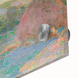 Impressionist Landscape Wall Art - Monet's Wheat Stacks at Sunset