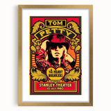 Tom Petty 1980 Concert Poster – Vintage Rock Art, Heartbreakers Show