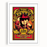 Tom Petty 1980 Concert Poster – Vintage Rock Art, Heartbreakers Show