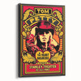 Tom Petty 1980 Concert Poster – Vintage Rock Art, Heartbreakers Show