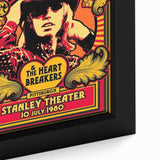 Tom Petty 1980 Concert Poster – Vintage Rock Art, Heartbreakers Show