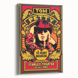 Tom Petty 1980 Concert Poster – Vintage Rock Art, Heartbreakers Show