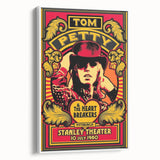 Tom Petty 1980 Concert Poster – Vintage Rock Art, Heartbreakers Show