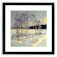 Serene Winter Landscape Wall Art - Modern Canvas & Framed Print