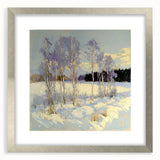 Serene Winter Landscape Wall Art - Modern Canvas & Framed Print
