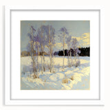 Serene Winter Landscape Wall Art - Modern Canvas & Framed Print