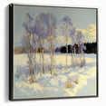 Serene Winter Landscape Wall Art - Modern Canvas & Framed Print
