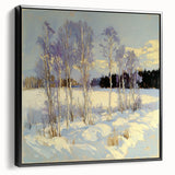 Serene Winter Landscape Wall Art - Modern Canvas & Framed Print