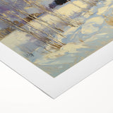 Serene Winter Landscape Wall Art - Modern Canvas & Framed Print