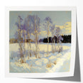 Serene Winter Landscape Wall Art - Modern Canvas & Framed Print