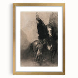 Modern Wall Art - Pegasus and Bellerophon | Abstract Modern Art