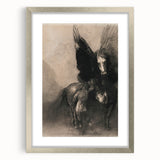 Modern Wall Art - Pegasus and Bellerophon | Abstract Modern Art