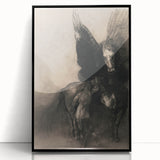 Modern Wall Art - Pegasus and Bellerophon | Abstract Modern Art