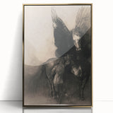 Modern Wall Art - Pegasus and Bellerophon | Abstract Modern Art