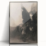 Modern Wall Art - Pegasus and Bellerophon | Abstract Modern Art