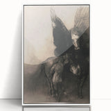 Modern Wall Art - Pegasus and Bellerophon | Abstract Modern Art