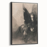 Modern Wall Art - Pegasus and Bellerophon | Abstract Modern Art