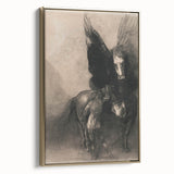 Modern Wall Art - Pegasus and Bellerophon | Abstract Modern Art