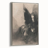 Modern Wall Art - Pegasus and Bellerophon | Abstract Modern Art