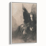 Modern Wall Art - Pegasus and Bellerophon | Abstract Modern Art