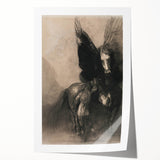 Modern Wall Art - Pegasus and Bellerophon | Abstract Modern Art