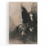 Modern Wall Art - Pegasus and Bellerophon | Abstract Modern Art