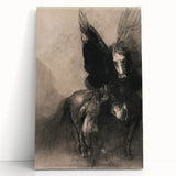 Modern Wall Art - Pegasus and Bellerophon | Abstract Modern Art