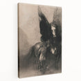 Modern Wall Art - Pegasus and Bellerophon | Abstract Modern Art
