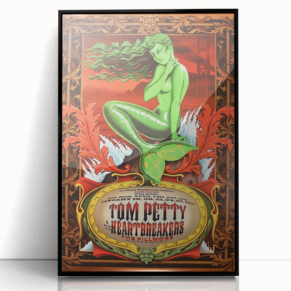 Tom Petty & The Heartbreakers Concert Poster – 1977 Fillmore Art