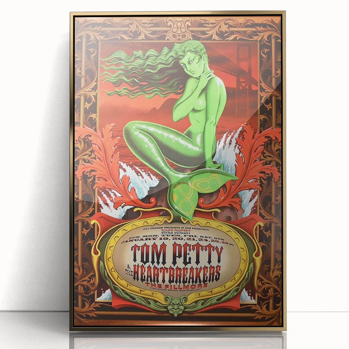 Tom Petty & The Heartbreakers Concert Poster – 1977 Fillmore Art