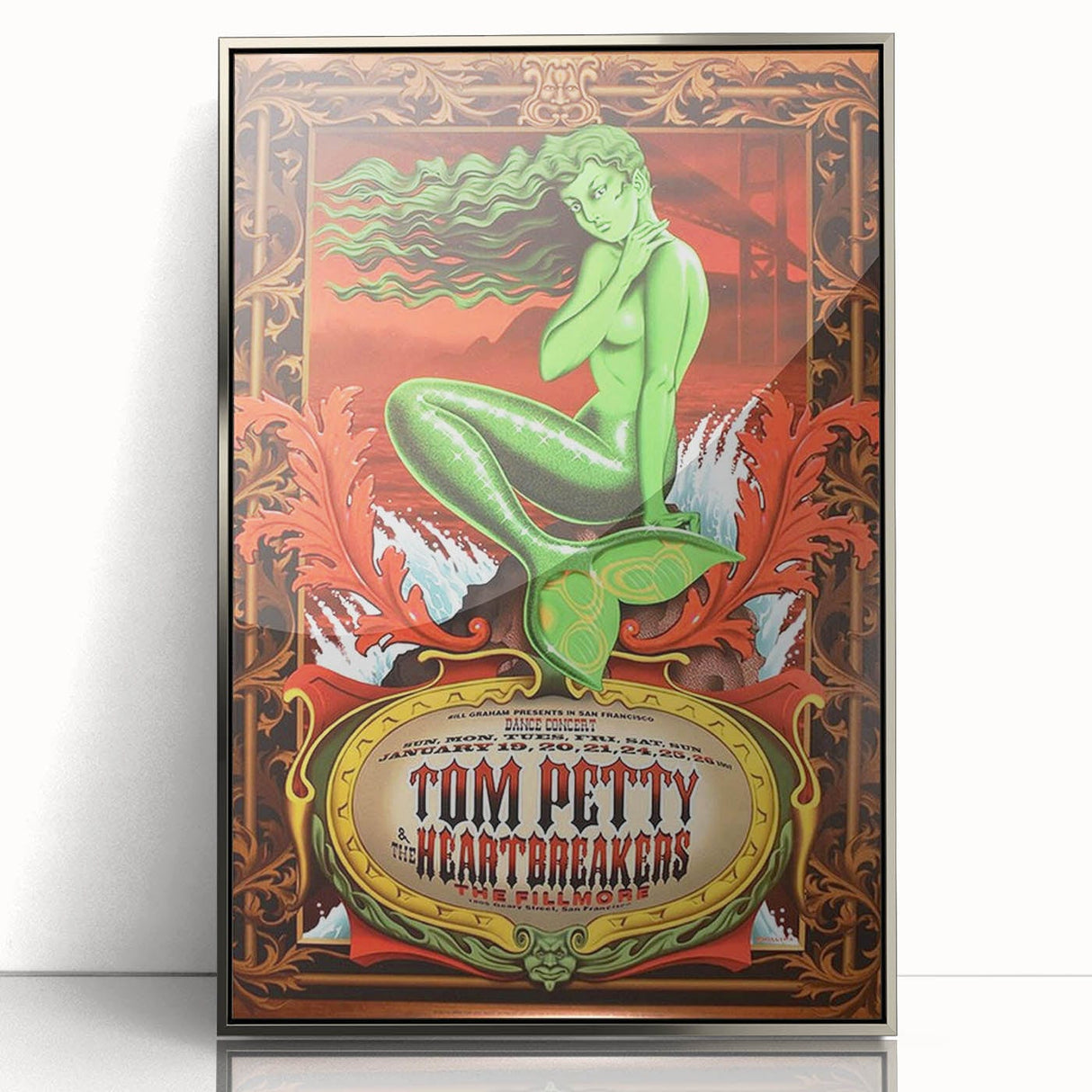 Tom Petty & The Heartbreakers Concert Poster – 1977 Fillmore Art
