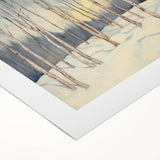 Tranquil Winter Birch Forest Wall Art - Canvas & Framed Print