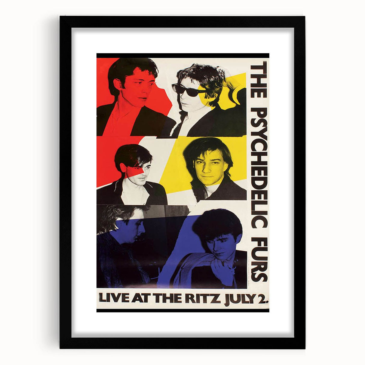 The Psychedelic Furs Concert Poster – Vintage 1980 Ritz Show