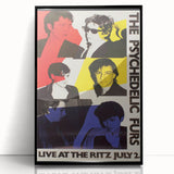 The Psychedelic Furs Concert Poster – Vintage 1980 Ritz Show