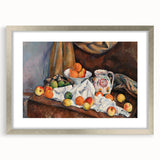 Paul Cézanne Still Life - Impressionist Fruit and Vase Wall Art Print