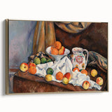Paul Cézanne Still Life - Impressionist Fruit and Vase Wall Art Print