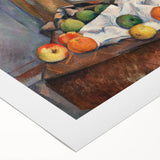 Paul Cézanne Still Life - Impressionist Fruit and Vase Wall Art Print