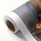 Paul Cézanne Still Life - Impressionist Fruit and Vase Wall Art Print