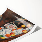 Paul Cézanne Still Life - Impressionist Fruit and Vase Wall Art Print