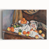 Paul Cézanne Still Life - Impressionist Fruit and Vase Wall Art Print
