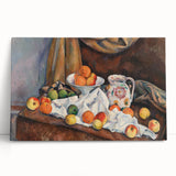 Paul Cézanne Still Life - Impressionist Fruit and Vase Wall Art Print