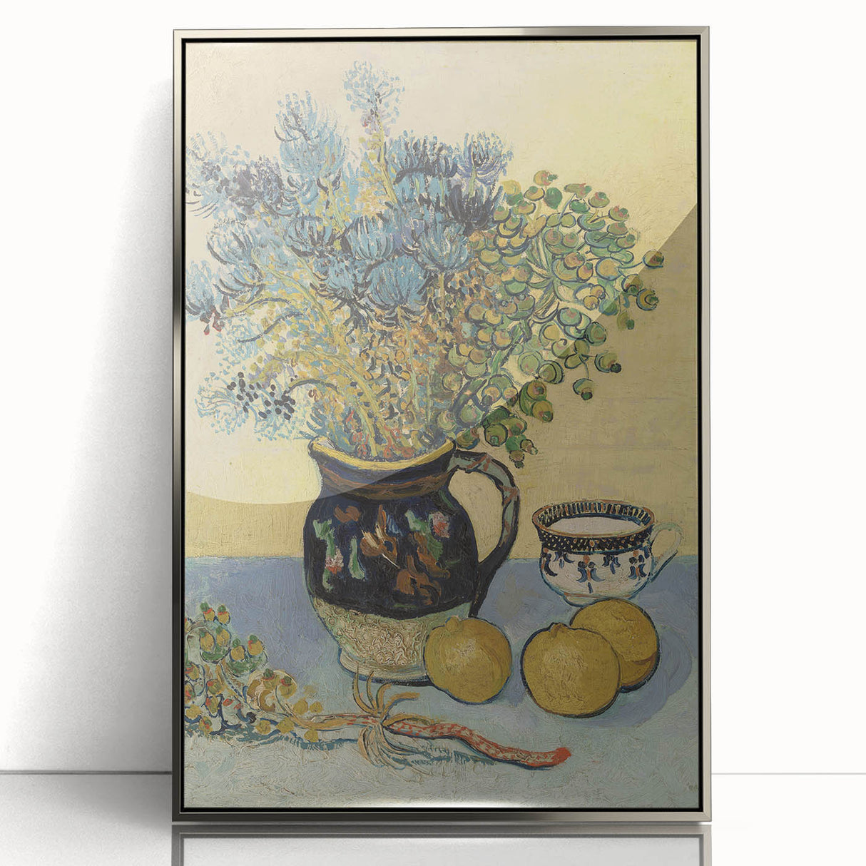 Impressionist Garden Path - Flowering Pathway Wall Art Print