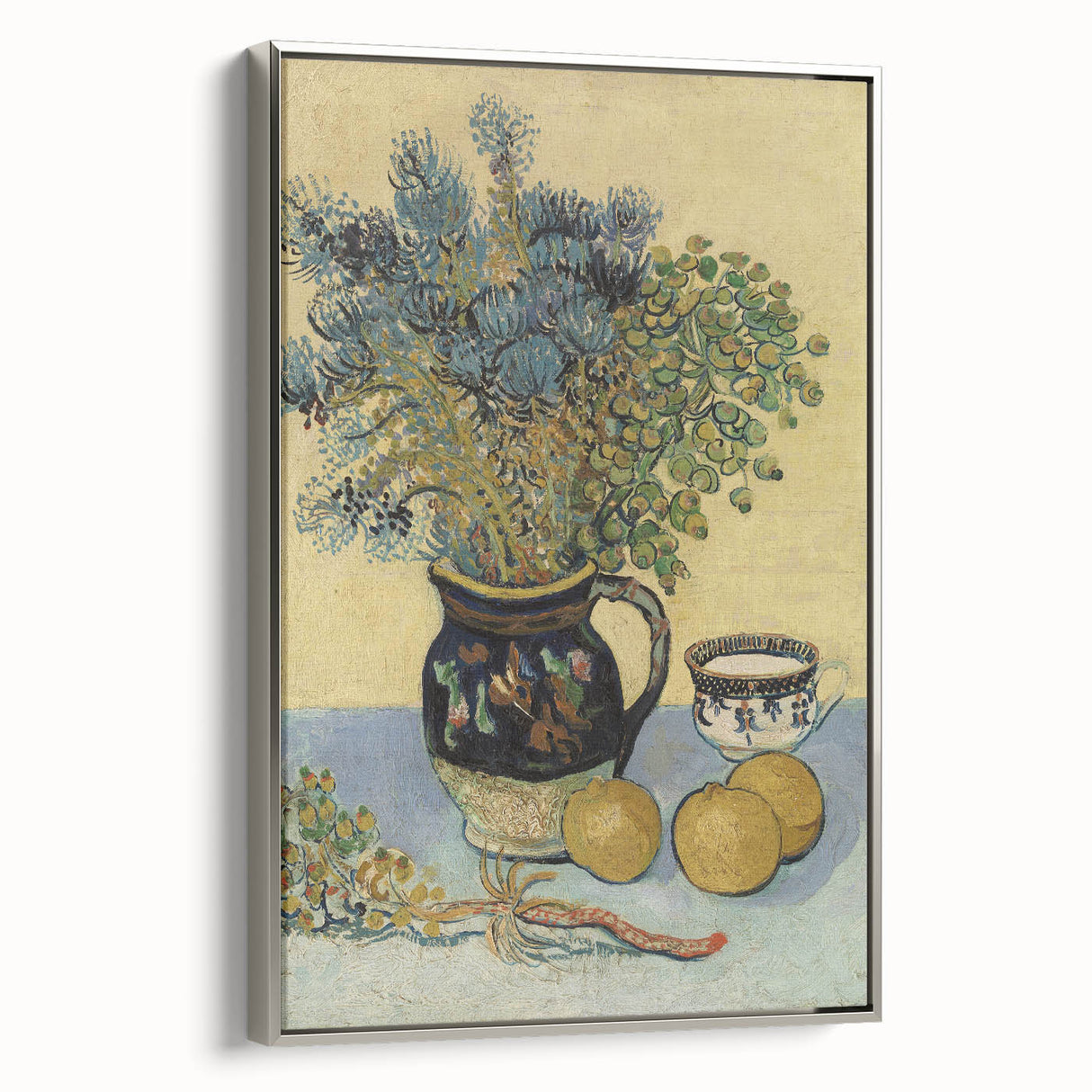 Impressionist Garden Path - Flowering Pathway Wall Art Print